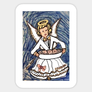 Porcelain Angel Sticker